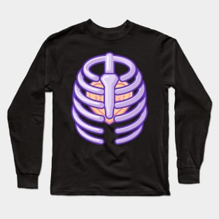 Ribcage with Be Mine candy Long Sleeve T-Shirt